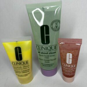 Lot of 3 Clinique All About Clean Liquid Soap Mild Dramatically Different…